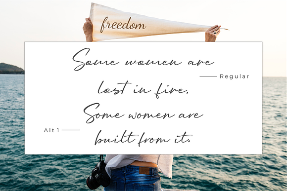 Oriflame Script Fonts in Script Fonts - product preview 2