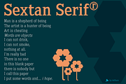 Sextan Serif -4 Fonts-
