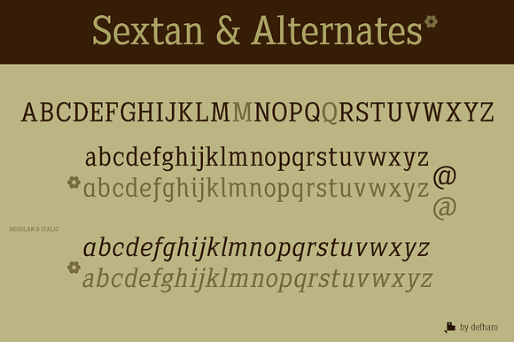 Sextan Serif -4 Fonts- in Serif Fonts - product preview 8