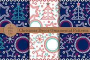 Christmas Decor Ornamental Patterns
