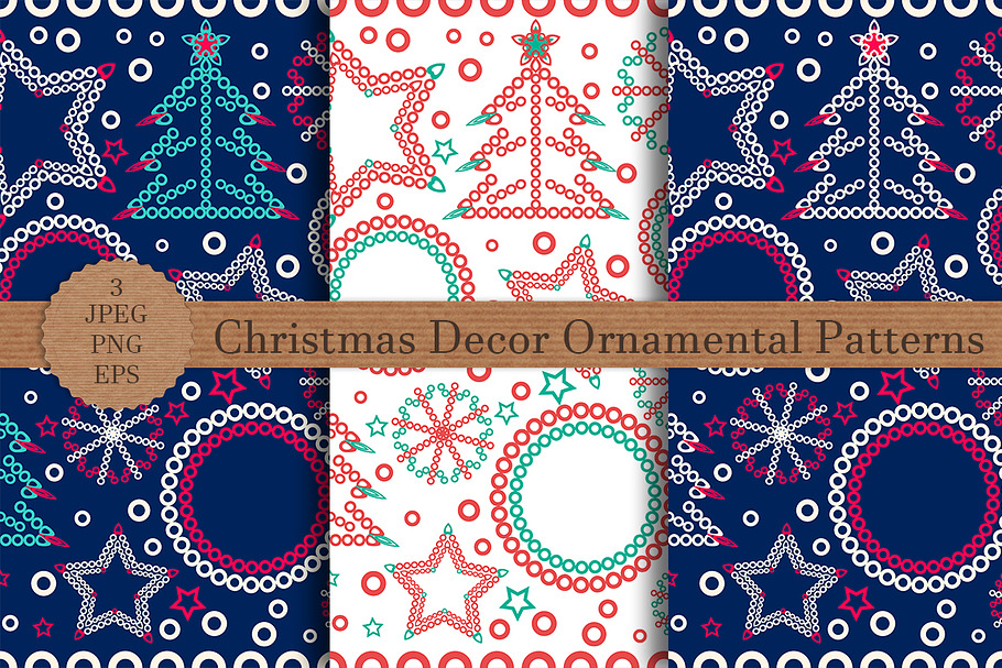 Christmas Decor Ornamental Patterns in Patterns - product preview 8