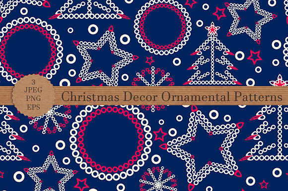 Christmas Decor Ornamental Patterns in Patterns - product preview 2