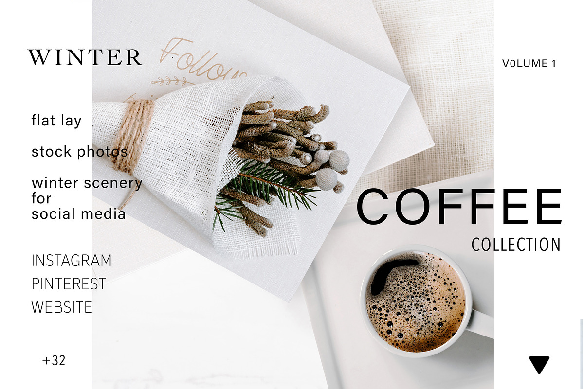 COFFEE COLLECTION. WINTER in Instagram Templates - product preview 8