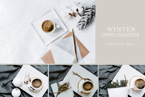 COFFEE COLLECTION. WINTER in Instagram Templates - product preview 11