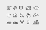15 Smart City Icons