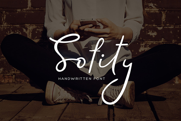 Sofity script font
