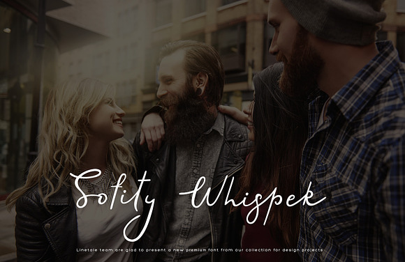Sofity script font in Script Fonts - product preview 1