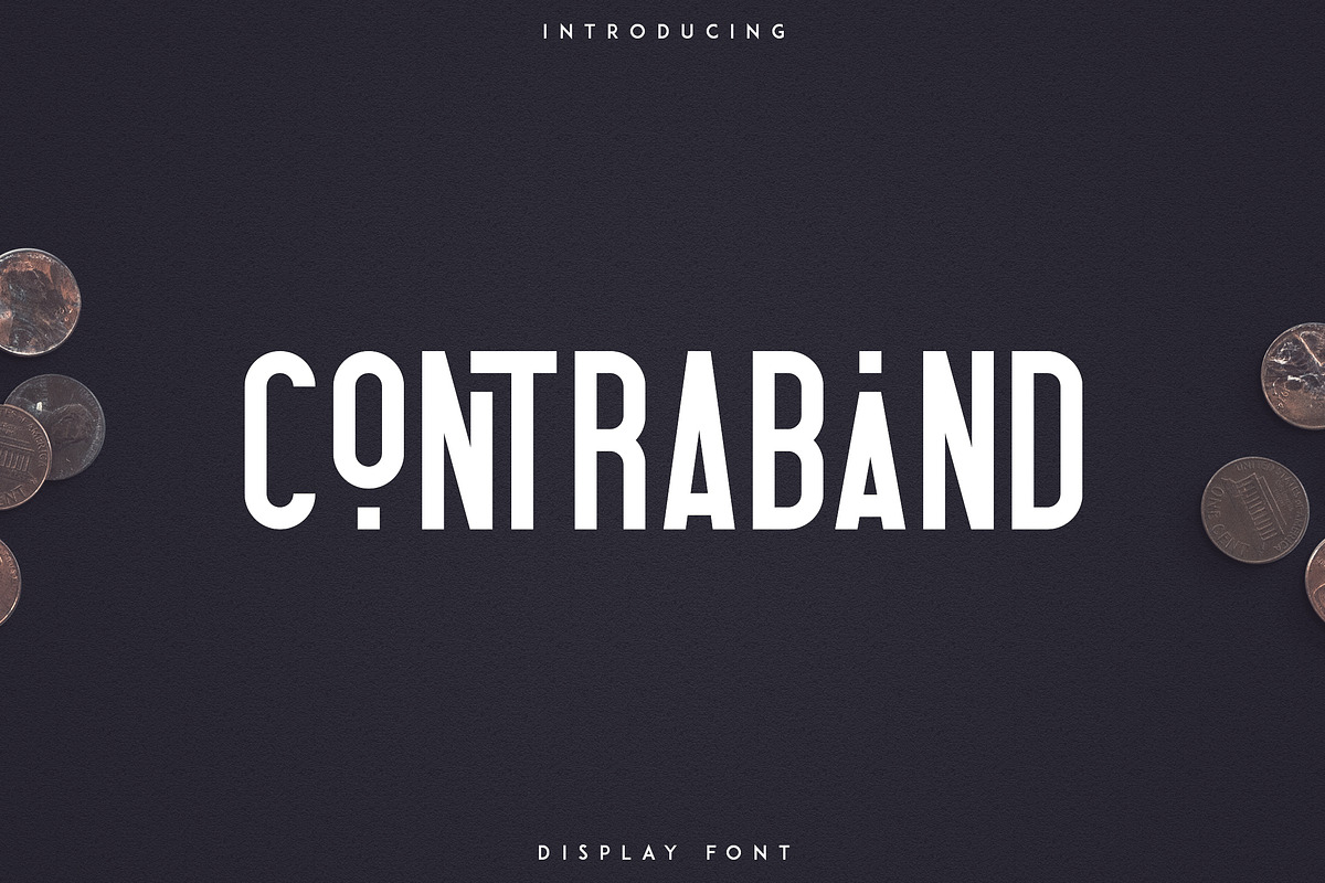 Contraband - Display font in Display Fonts - product preview 8