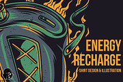 Energy Recharge Illustration