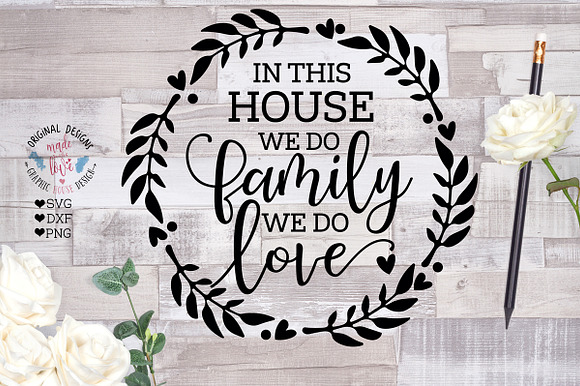 Home Sign Bundle Cut Files in Illustrations - product preview 6