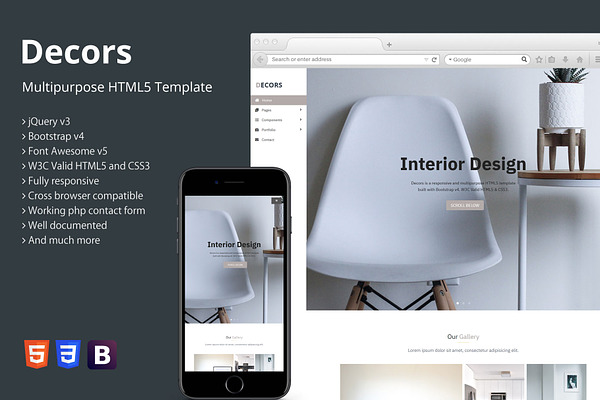 Decors - Multipurpose HTML5 Template