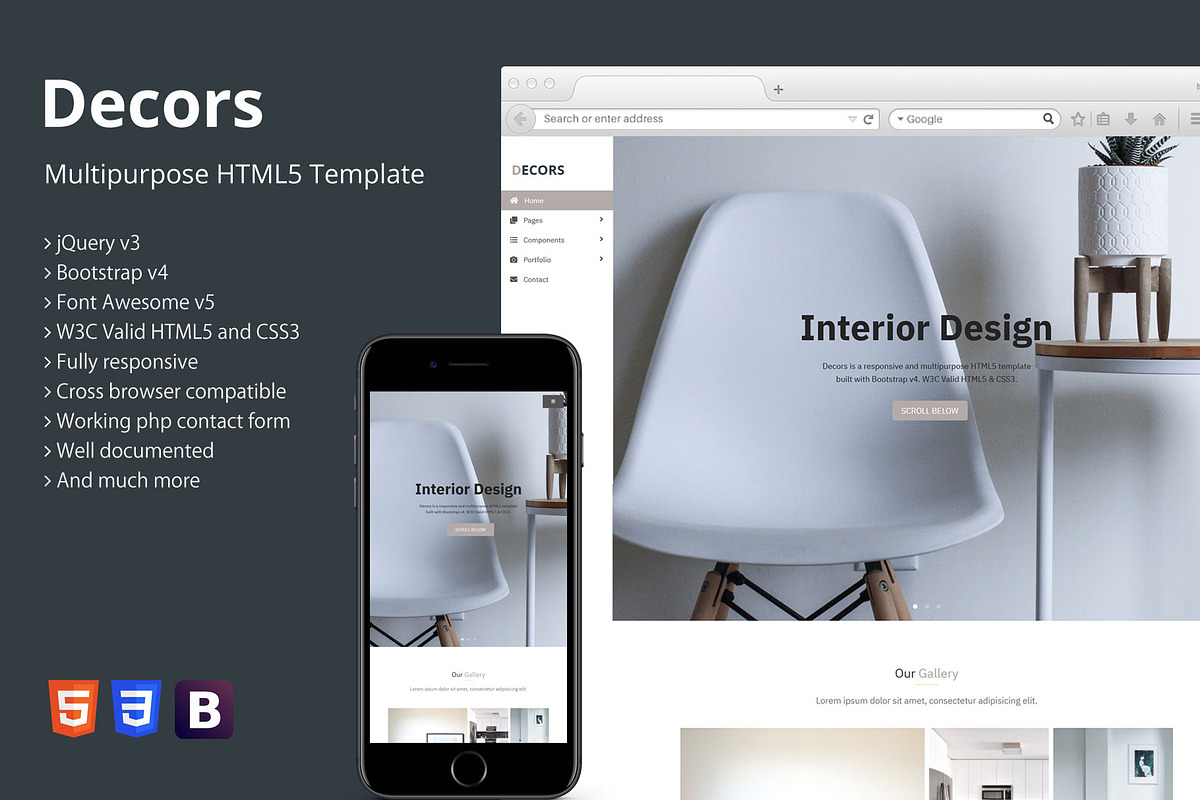 Decors - Multipurpose HTML5 Template in HTML/CSS Themes - product preview 8
