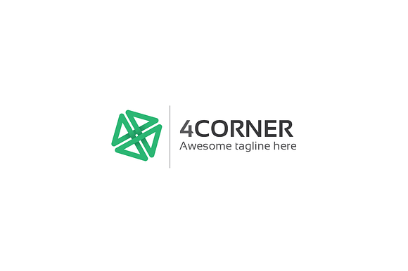 4corner logo in Logo Templates - product preview 1