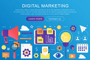 Digital marketing, SEO concept
