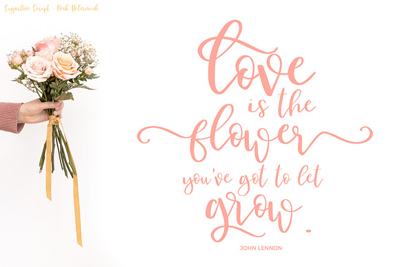 Sugarlove Calligraphy Font in Script Fonts - product preview 1