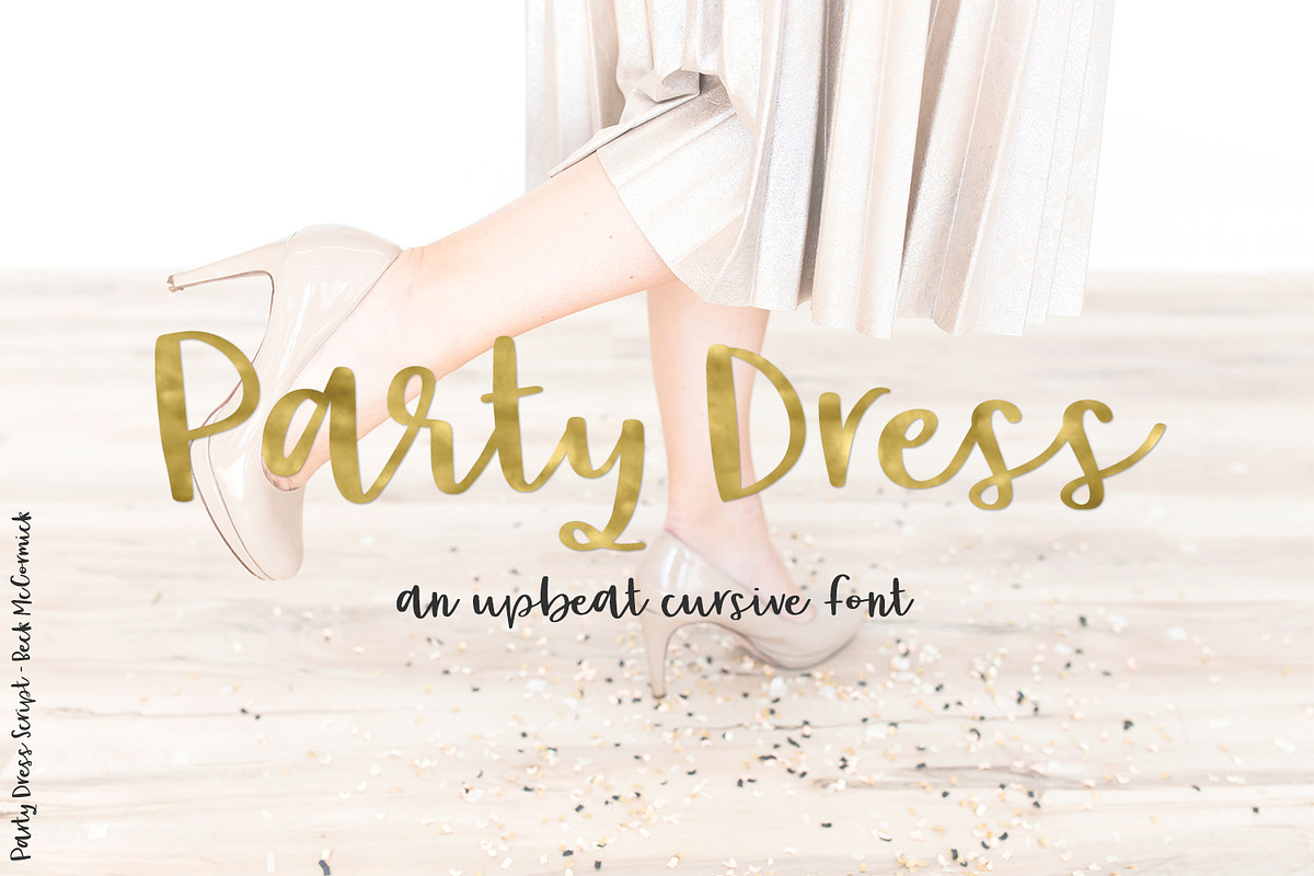 Party Dress Script in Script Fonts - product preview 8