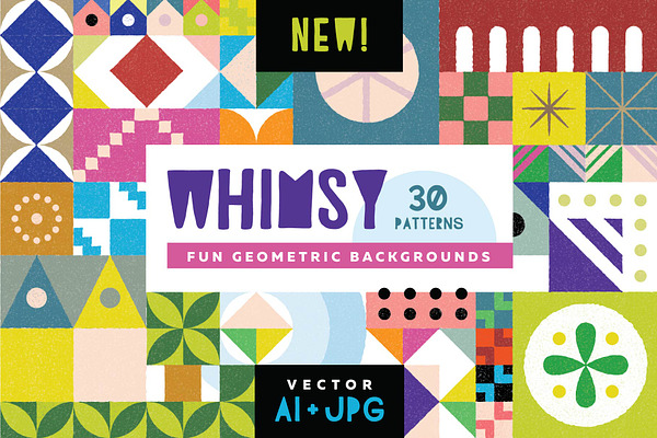 Whimsy Geometric Pattern Bundle