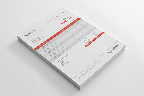 Invoice & Letterhead in Stationery Templates - product preview 1