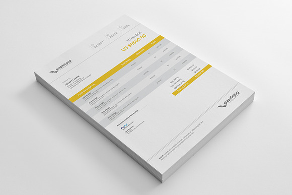 Invoice & Letterhead in Stationery Templates - product preview 2