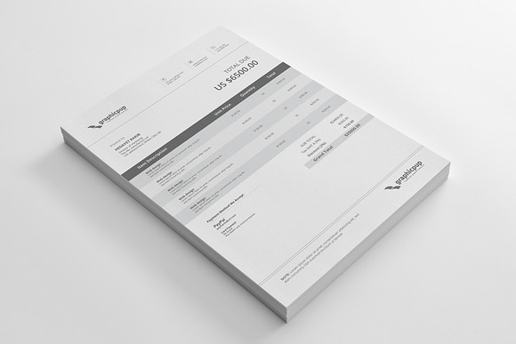 Invoice & Letterhead in Stationery Templates - product preview 4