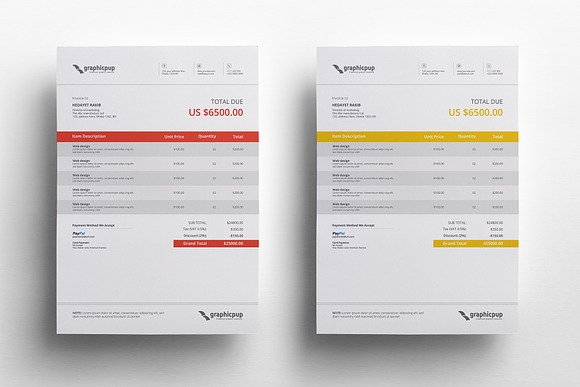 Invoice & Letterhead in Stationery Templates - product preview 5