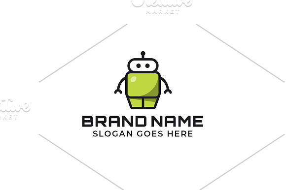 Robot Logo Design in Logo Templates - product preview 1