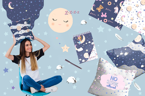 Life is better in PAJAMA in Illustrations - product preview 5