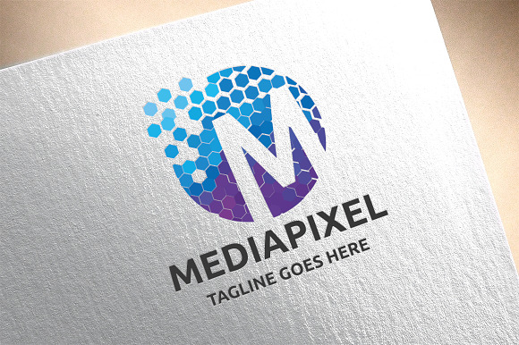 Letter M - Mediapixel Logo in Logo Templates - product preview 2