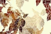 abstract leaves seamless | JPEG