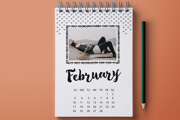 Photo Calendar 2019 in Stationery Templates - product preview 3