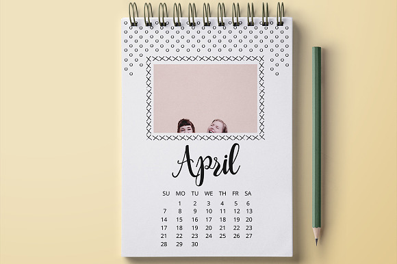 Photo Calendar 2019 in Stationery Templates - product preview 5