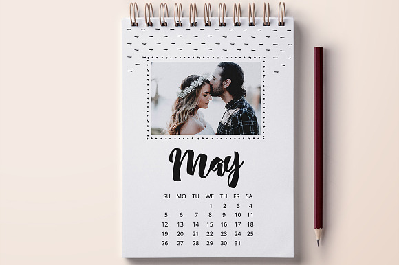 Photo Calendar 2019 in Stationery Templates - product preview 7