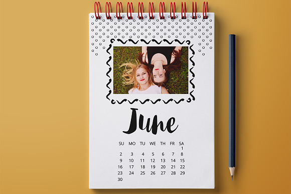Photo Calendar 2019 in Stationery Templates - product preview 8