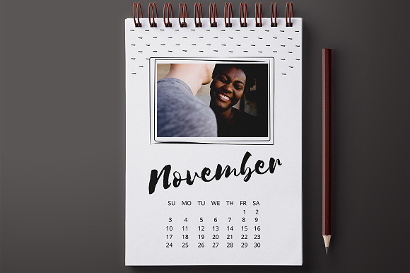 Photo Calendar 2019 in Stationery Templates - product preview 12