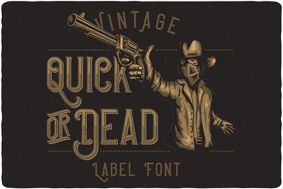 Quick or Dead in Military Fonts - product preview 2