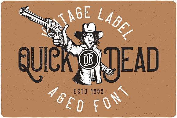 Quick or Dead in Military Fonts - product preview 4