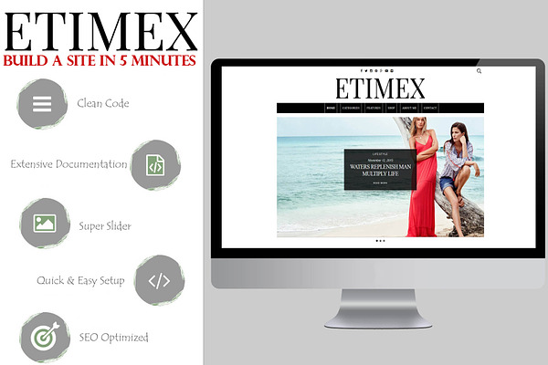 Etimex Personal Blog WordPress Theme