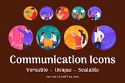 40 Communication Vector Icons 