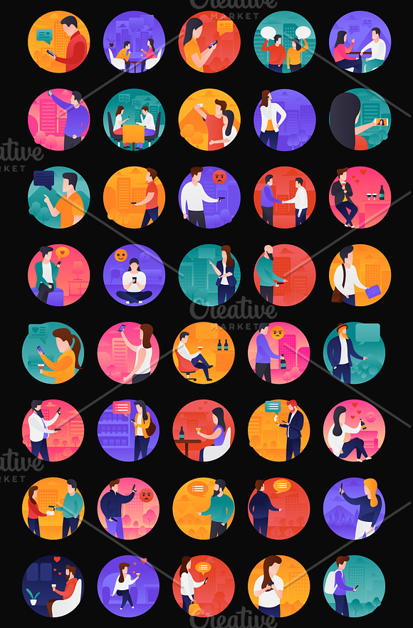 40 Communication Vector Icons  in Icons - product preview 1