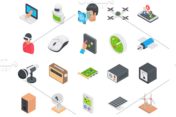 50 Technology Icons