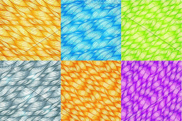 24 hand-drawn seamless patterns in Patterns - product preview 2