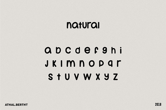 Natural | A handwritten font in Sans-Serif Fonts - product preview 3