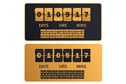 Luxury countdown timer board