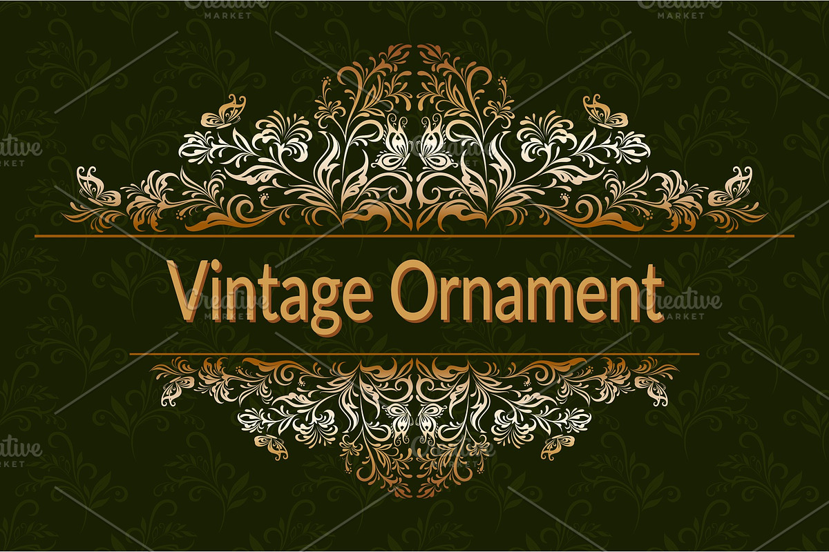 Vintage Floral Ornament in Patterns - product preview 8