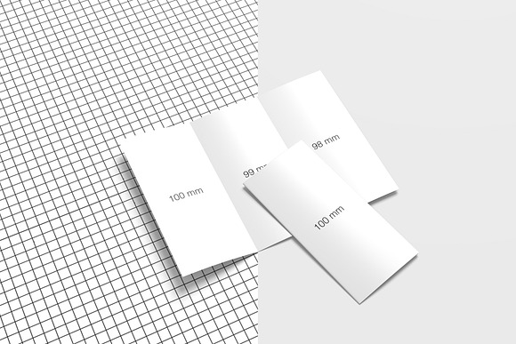 A4 Trifold Brochure Mockup in Print Mockups - product preview 21