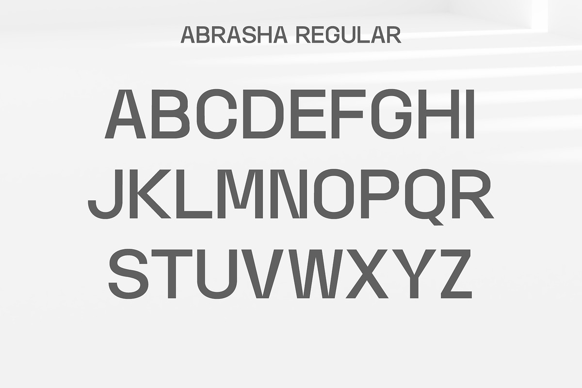 Abrasha Sans Serif Font Family in Sans-Serif Fonts - product preview 8