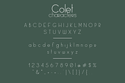 Colet | a simple sans-serif