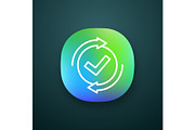 Checking process app icon