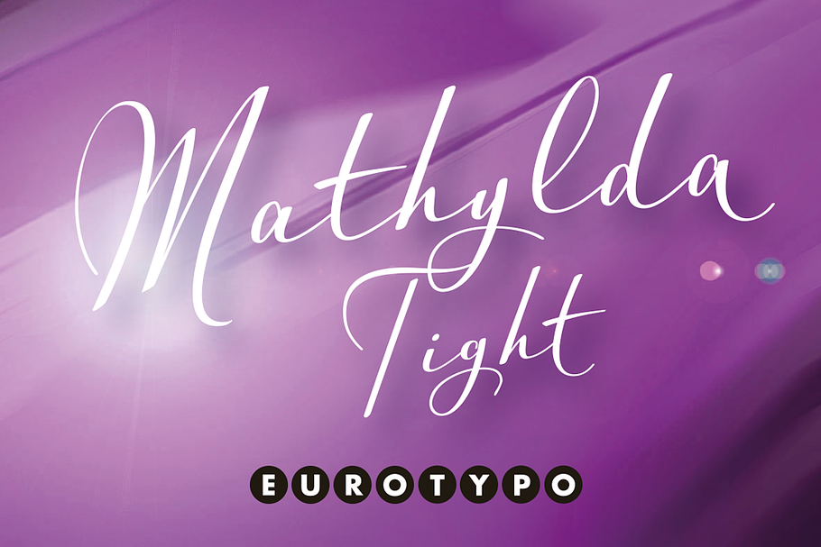Mathylda Tight in Script Fonts - product preview 8