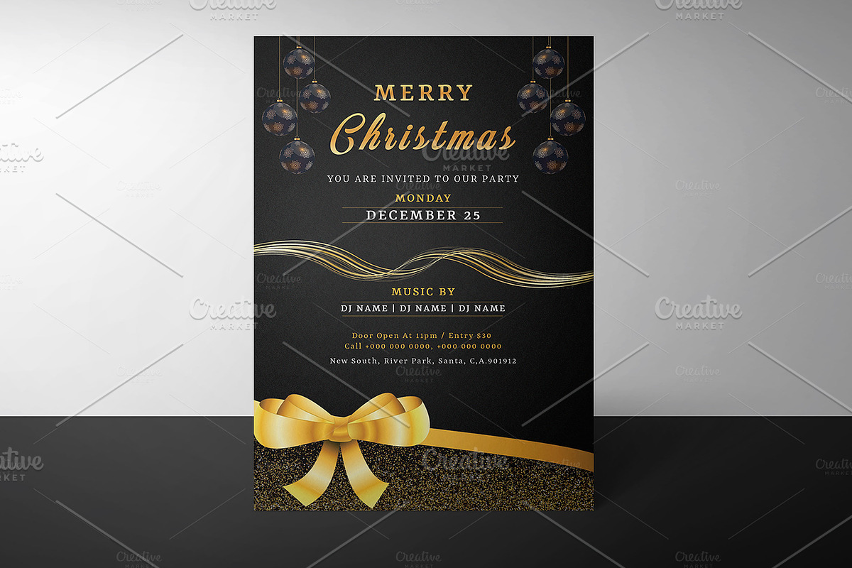 Christmas Party Flyer V904 in Flyer Templates - product preview 8